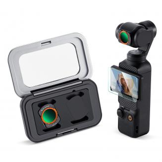 K&F CONCEPT Magnetic Variable ND2-32 Filter Compatible with DJI Osmo Pocket 3, K-Series 1-5 Limited Stops Adjustable ND Filter, Action Camera Accessories, Multi-Coated HD Optical Glass