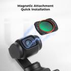 K&F CONCEPT Magnetic Variable ND2-32 Filter Compatible with DJI Osmo Pocket 3, K-Series 1-5 Limited Stops Adjustable ND Filter, Action Camera Accessories, Multi-Coated HD Optical Glass