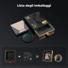 K&F Concept 67mm Filtro di Protezione UV Filtro MCUV Ultrasottile con Telaio in Ottone Vetro Ottico HD con 36 Strati di Rivestimento Nano con Custodia del Filtro - Serie Nano-Xcel Pro