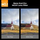 82mm MCUV Filter Brass Frame MultifunctionalHD Ultra-Thin Brass Frame 36-Layer Anti-Reflection Green Film Nano-Xcel Pro Series