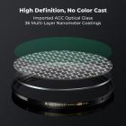 82mm MCUV Filter Brass Frame MultifunctionalHD Ultra-Thin Brass Frame 36-Layer Anti-Reflection Green Film Nano-Xcel Pro Series