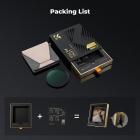 82mm MCUV Filter Brass Frame MultifunctionalHD Ultra-Thin Brass Frame 36-Layer Anti-Reflection Green Film Nano-Xcel Pro Series