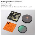K&F Concept 52mm Filtro Polarizzatore Circolare & Black-Mist 1/4, CPL & Black Difussion 1/4 Filtro True Color & Riflessione Ultrabassa in Vetro Ottico con 28 Strati Nano Rivestimento - Serie Nano-Xcel 