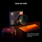 Filtre étoile variable 55 mm (4 à 8 points), filtre étoile à écran croisé réglable avec 28 lentilles en verre optique multicouches pour la photographie de paysages nocturnes, de bijoux et de reflets dans l'eau - Série Nano-Xcel