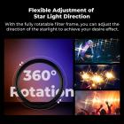 82mm Variable Starburst Filter (4-8 Points), Adjustable Cross Screen Star Filter with  28 Multi-Coated Optical Glass for Nightscapes, Jewelry, Water Reflection Photography Nano-Xcel Series