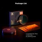 82mm Variable Starburst Filter (4-8 Points), Adjustable Cross Screen Star Filter with  28 Multi-Coated Optical Glass for Nightscapes, Jewelry, Water Reflection Photography Nano-Xcel Series