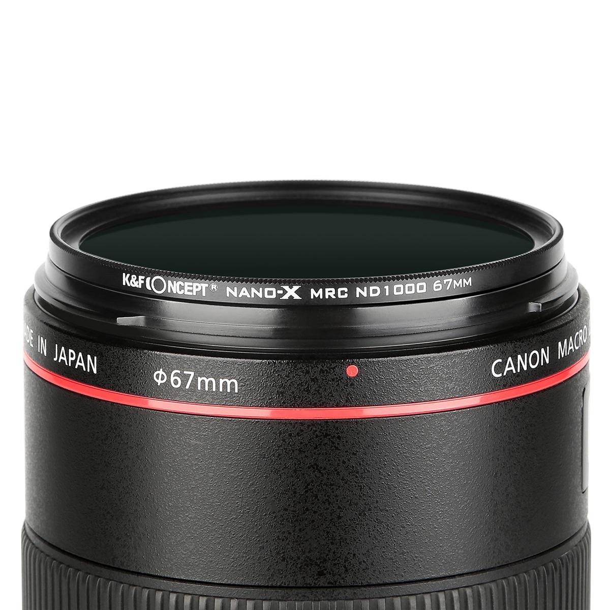 82MM Neutral Density Lens Filter 10 Stops ND 1000 Filter