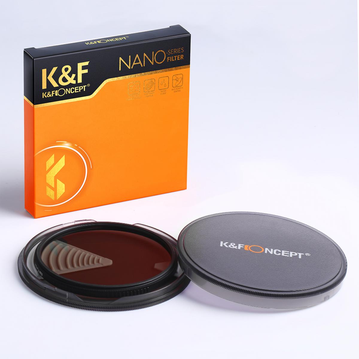 K&F 37mm Circular Polarizer Filter HD 28 Layer Super Slim Multi Coated ...