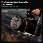 82mm Circular Polarizer Lens Filter with Filter Cap Cleaning Cloth Optical Glass Ultra Slim Polarizing CPL Filter with 28 Multi-Layer Coatings Nano-Xcel Series
