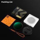 82mm Circular Polarizer Lens Filter with Filter Cap Cleaning Cloth Optical Glass Ultra Slim Polarizing CPL Filter with 28 Multi-Layer Coatings Nano-Xcel Series
