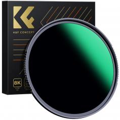 72mm ND1000 (10 Stop) Fixed ND Filter Neutral Density Lens Filter Multi-Coated Optical Glass, for DSLR Camera