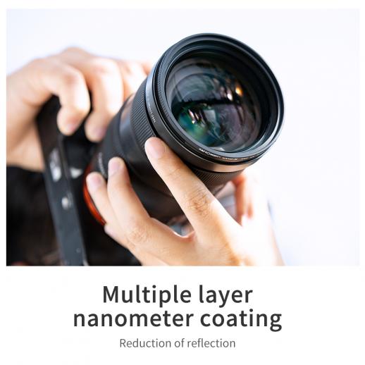 Silver 12 Layers Ultra Slim Nano Coating UV Ultra Violet Filter for Camera Lens with 37mm Filter Thread 37mm UV Protection Filter with Micro Fiber Cleaning Cloth 