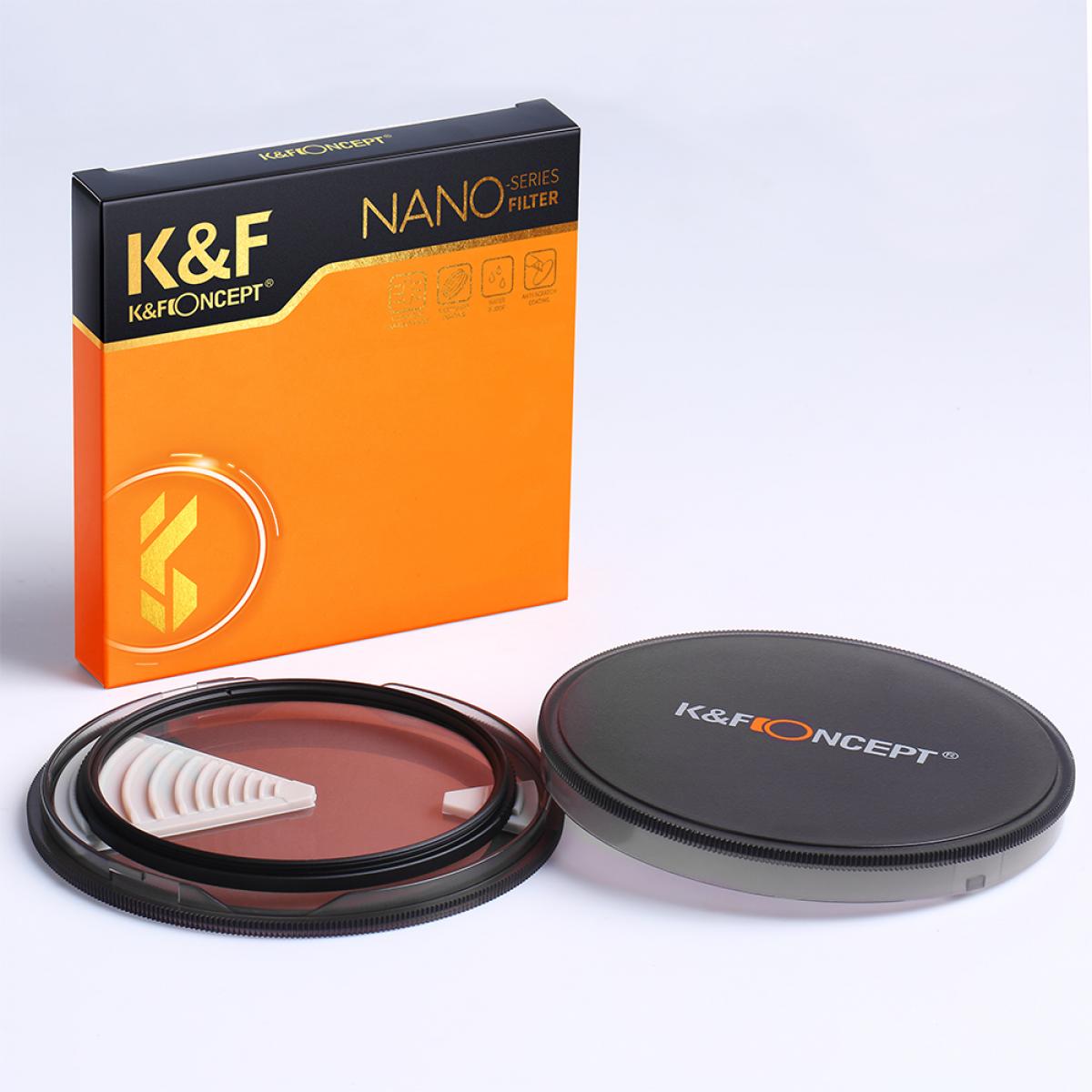 K&F Concept 67mm UV Lens Filter HD MCUV ScratchResistant Ultraviolet