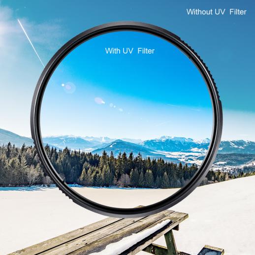 K&F Concept 49mm MC UV Protection Filter Slim Frame with Multi-Resistant Coating for Camera Lens 