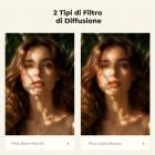 Filtro di diffusione oro 77mm 1/2, nebbia, bagliore morbido, riflessi caldi, estetica cinematografica vintage, filtro per obiettivo fotografico serie Nano-Xcel