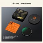 Filtro di diffusione oro 77mm 1/2, nebbia, bagliore morbido, riflessi caldi, estetica cinematografica vintage, filtro per obiettivo fotografico serie Nano-Xcel