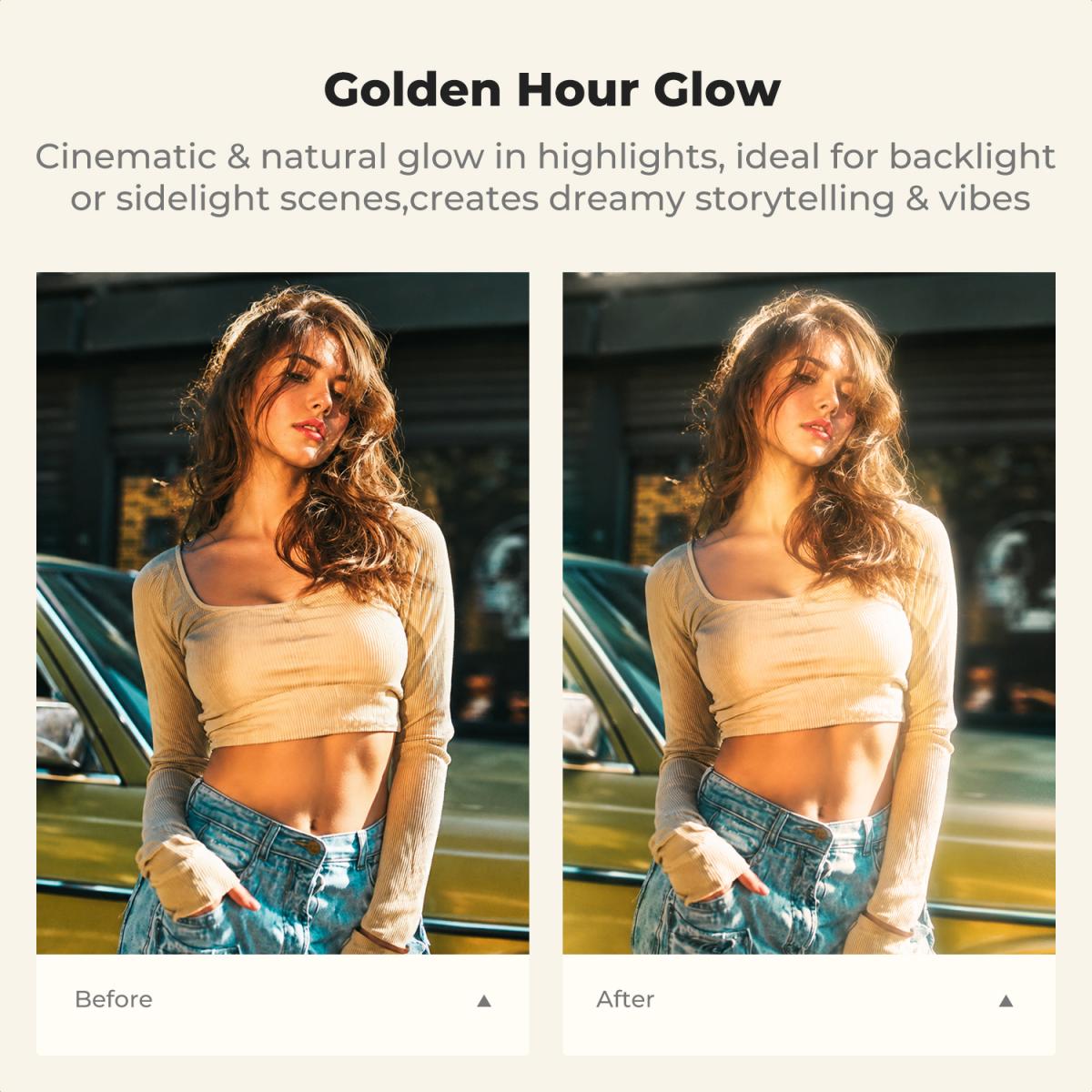 49mm Gold Diffusion 1/2 Filter Mist Soft Glow Warm Highlights Vintage Cinematic Aesthetic Camera Lens Filter Nano-Xcel Series