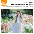 Filtre 1/4" à tonalité froide et flou artistique 82 mm, effet bleu cinématographique, idéal pour les portraits et les vidéos de nuit. Met en valeur les tons bleus froids et réduit le contraste. - Série Nano-Xcel