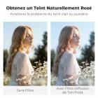 Filtre 1/4" à tonalité froide et flou artistique 82 mm, effet bleu cinématographique, idéal pour les portraits et les vidéos de nuit. Met en valeur les tons bleus froids et réduit le contraste. - Série Nano-Xcel