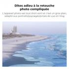 Filtre 1/4" à tonalité froide et flou artistique 82 mm, effet bleu cinématographique, idéal pour les portraits et les vidéos de nuit. Met en valeur les tons bleus froids et réduit le contraste. - Série Nano-Xcel