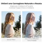 Filtro soft focus da 58 mm a tonalità fredde, filtro per obiettivo con effetto nebbia blu cinematografica per ritratti e video notturni, evidenzia le tonalità blu fredde, riduce il contrasto - Serie Nano-Xcel