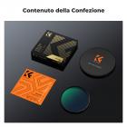Filtro soft focus da 58 mm a tonalità fredde, filtro per obiettivo con effetto nebbia blu cinematografica per ritratti e video notturni, evidenzia le tonalità blu fredde, riduce il contrasto - Serie Nano-Xcel