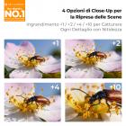 Kit di filtri per primi piani da 58 mm (+1 +2 +4 +10) con vetro ottico HD a 18 strati con rivestimento, set di filtri diottrici per macrofotografia di fiori, insetti e nature morte - Serie Nano-Klear