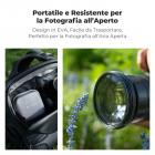 Kit di filtri per primi piani da 58 mm (+1 +2 +4 +10) con vetro ottico HD a 18 strati con rivestimento, set di filtri diottrici per macrofotografia di fiori, insetti e nature morte - Serie Nano-Klear