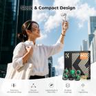 K&F CONCEPT Black Diffusion 1/4 Filter Kit Compatible with Insta360 Luna Ultra, Black-Mist 1/4 Filter with Magnetic Mount, Creates a Cinematic Soft Glow and Atmospheric Mood