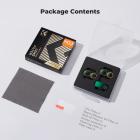 K&F CONCEPT Black Diffusion 1/4 Filter Kit Compatible with Insta360 Luna Ultra, Black-Mist 1/4 Filter with Magnetic Mount, Creates a Cinematic Soft Glow and Atmospheric Mood