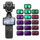 K&F CONCEPT 16-Pack Filter Kit Compatible with DJI Osmo Pocket 4P | Filter with Snap-fit Mount, Optical Glass, Ultra-Slim, Stowable for Vlog & Shooting, FD172