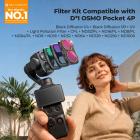 K&F CONCEPT 16-Pack Filter Kit Compatible with DJI Osmo Pocket 4P | Filter with Snap-fit Mount, Optical Glass, Ultra-Slim, Stowable for Vlog & Shooting, FD172