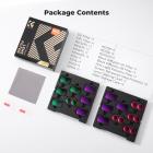 K&F CONCEPT 16-Pack Filter Kit Compatible with DJI Osmo Pocket 4P | Filter with Snap-fit Mount, Optical Glass, Ultra-Slim, Stowable for Vlog & Shooting, FD172