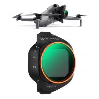 K&F CONCEPT 可変NDフィルター DJI Mini 5 Pro対応、ND2-32 1-5ストップ マルチコートHD光学ガラス 軽量ドローンカメラレンズアクセサリー 空撮ビデオ録画用