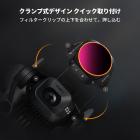 K&F CONCEPT 可変NDフィルター DJI Mini 5 Pro対応、ND32-512 5-9ストップ マルチコートHD光学ガラス 軽量ドローンカメラレンズアクセサリー 空撮ビデオ録画用