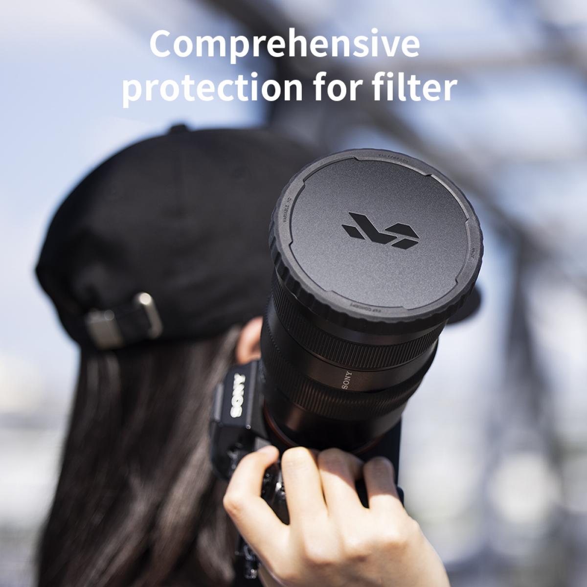 67mm Baosity Camera Lens Filter Storage Cap Case Metal Protection Box Cover 