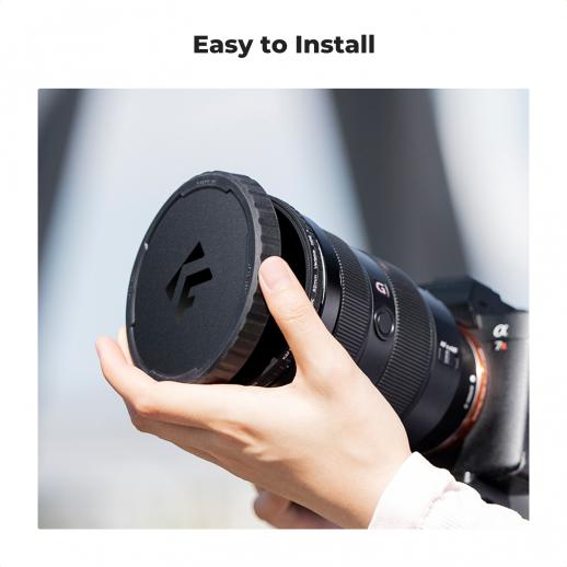 thumbnail image 2 of K&F Concept Silicone Filter Cover For 82mm Variable ND Filters - Protective Lens Cap 2 of 9