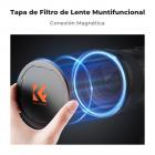 82mm Tapa de Lente Magnética de Metal K&F Concept 2 en 1 - Protección Rápida