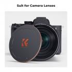 82mm Magnetic Metal Lens Cap 2-in-1