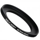 40.5mmから52mmのステップアップリング