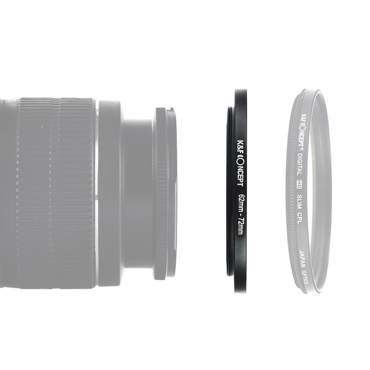 62mm to 72mm Step Up Ring