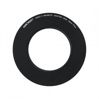 Anel adaptador de filtro de lente magnética de 49 mm a 77 mm