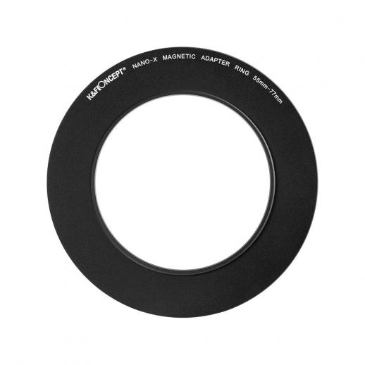Anel adaptador de filtro de lente magnética 55mm-77mm