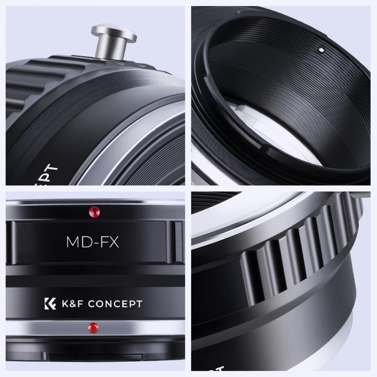 K&F Concept M15111 Minolta MD MC Lenses to Fuji X Lens Mount Adapter