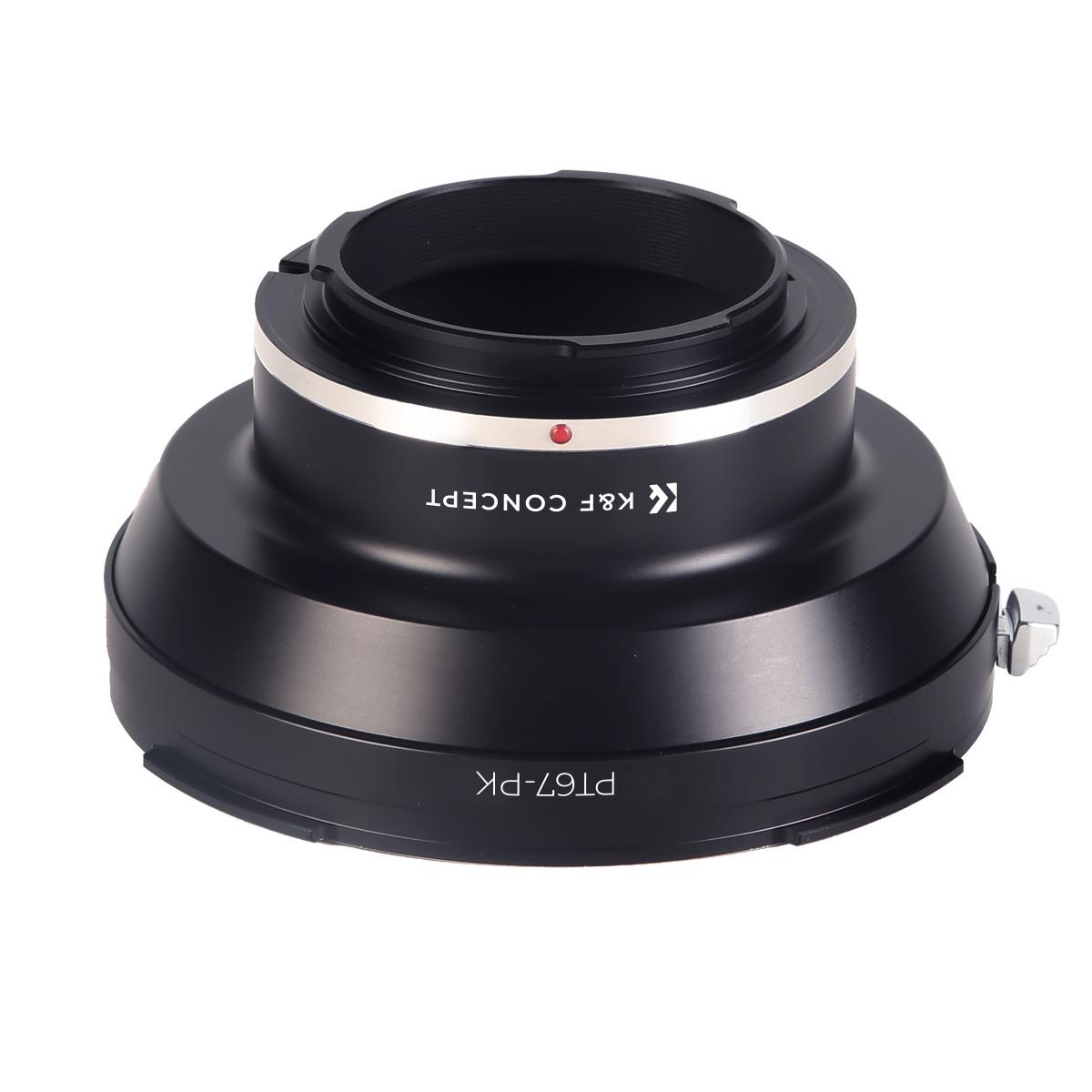 Lentes Pentax 67 para adaptador de montagem de câmera Pentax K com montagem em tripé