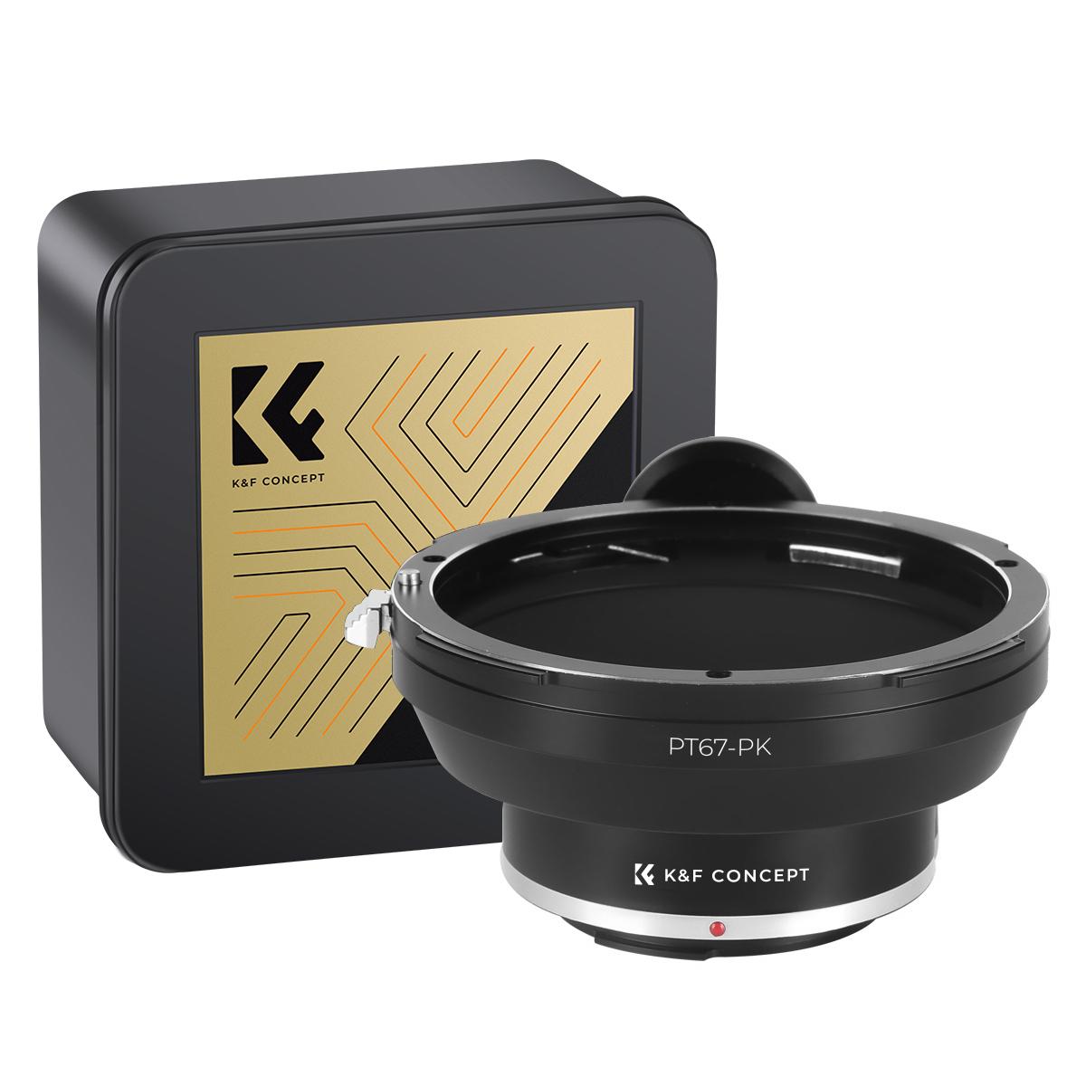 Lentes Pentax 67 para adaptador de montagem de câmera Pentax K com montagem em tripé