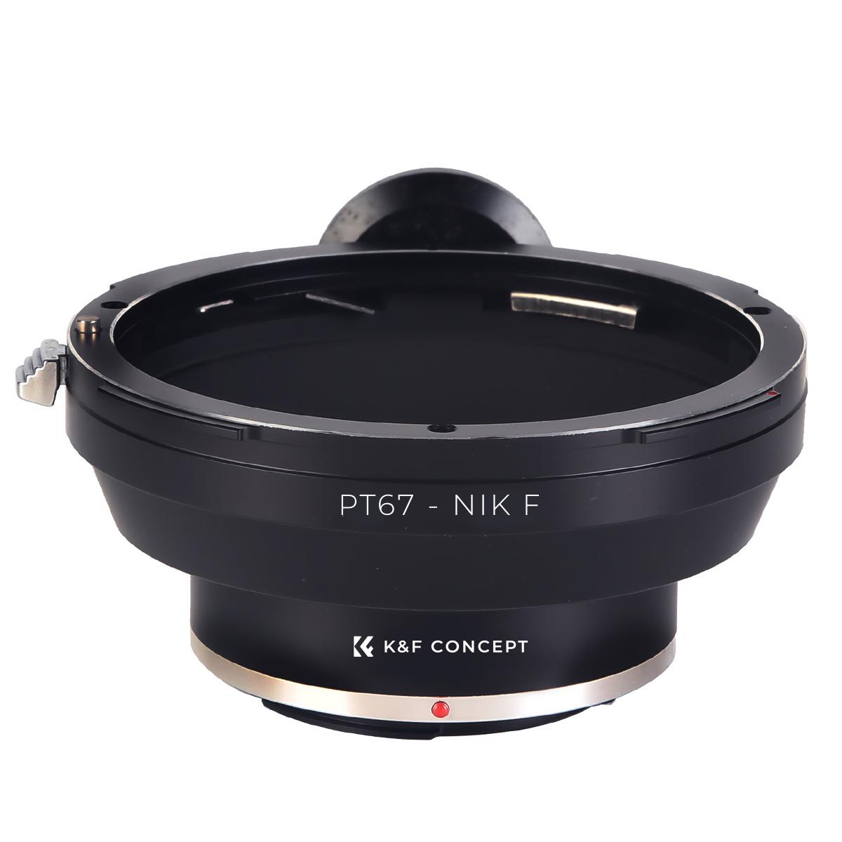 K&F Concept M34171 Pentax 67 Lenses to Nikon F Lens Mount Adapter with tripod mount