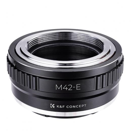 Lentes M42 para adaptador de montagem de lente Sony E K&F Concept M10101