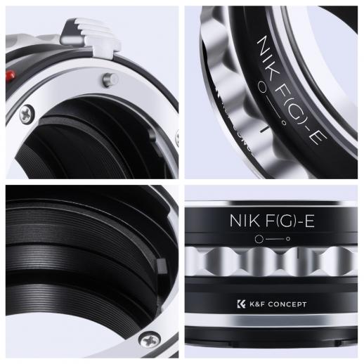 salario Vislumbrar Referéndum K&F Concept M18101 Nikon G/F/AI/AIS/D Lenses to Sony E Lens Mount Adapter -  KENTFAITH