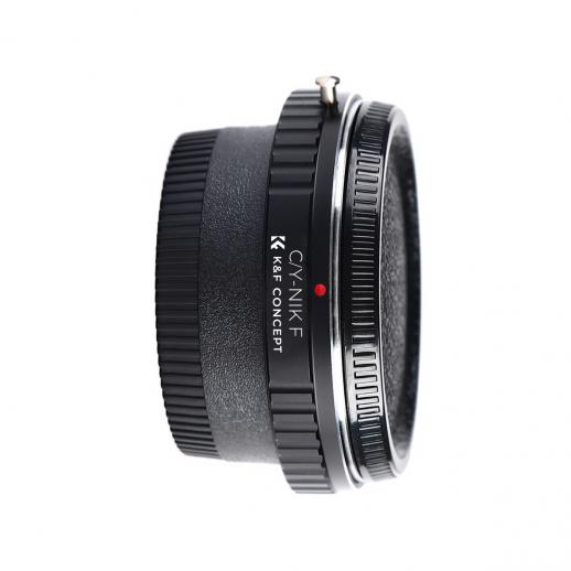 Lentes Contax Yashica para adaptador de montagem de lente Nikon F com vidro óptico K&F Concept M14171 adaptador de lente